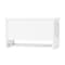 Alaterre Furniture Coventry 25"W x 14"H Bath Shelf with Two Towel Rods ANCT70WH - alternate 6